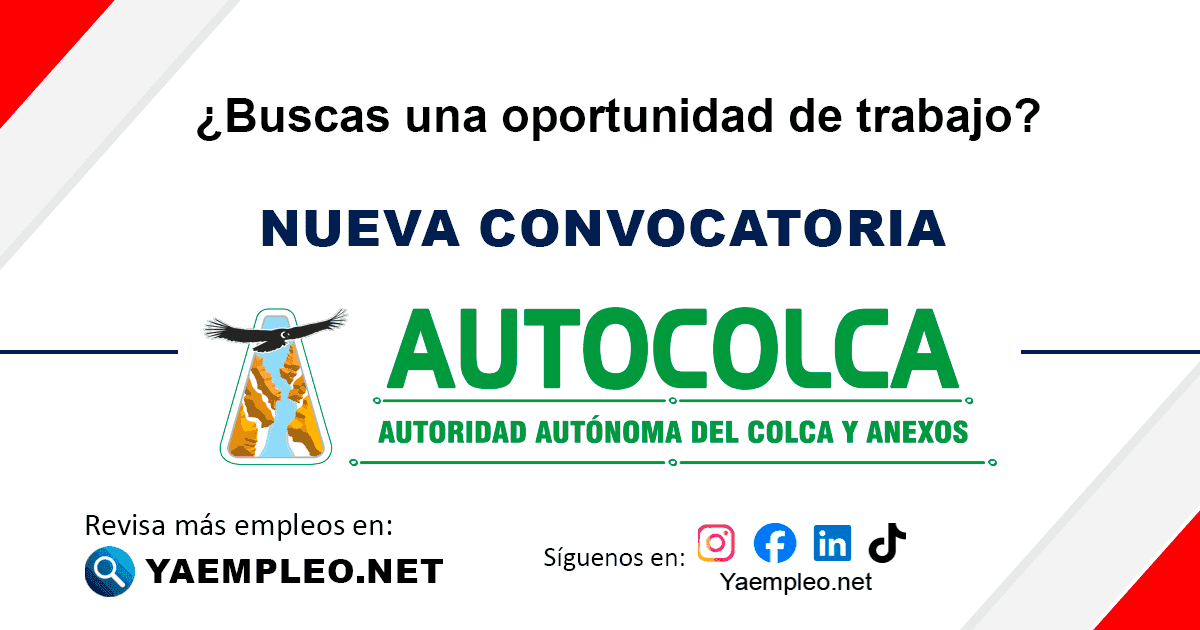 Autoridad Autónoma del Colca y Anexos - AUTOCOLCA