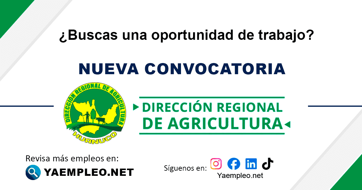 Dirección Regional de Agricultura de Huánuco