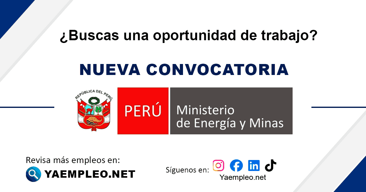 Ministerio de Energía y Minas