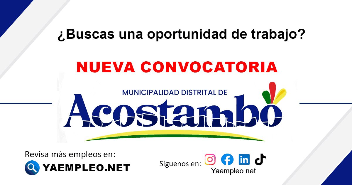 Municipalidad de Acostambo