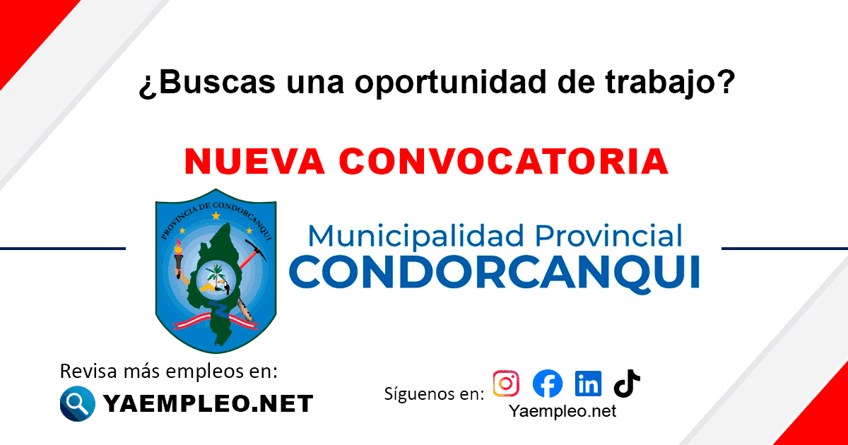 MUNICIPALIDAD DE CONDORCANQUI