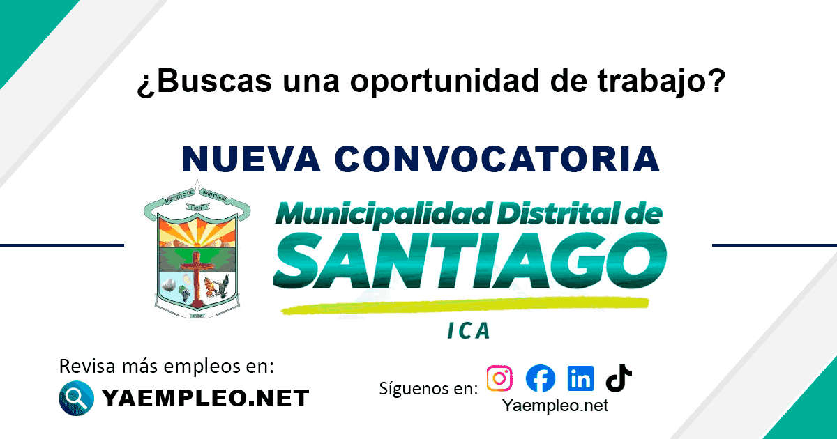 Municipalidad de Santiago - Ica