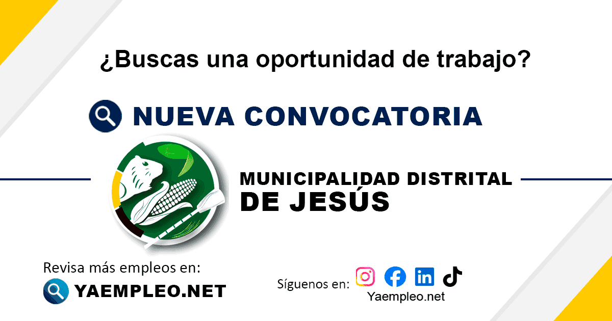 Municipalidad  Distrital de Jesús