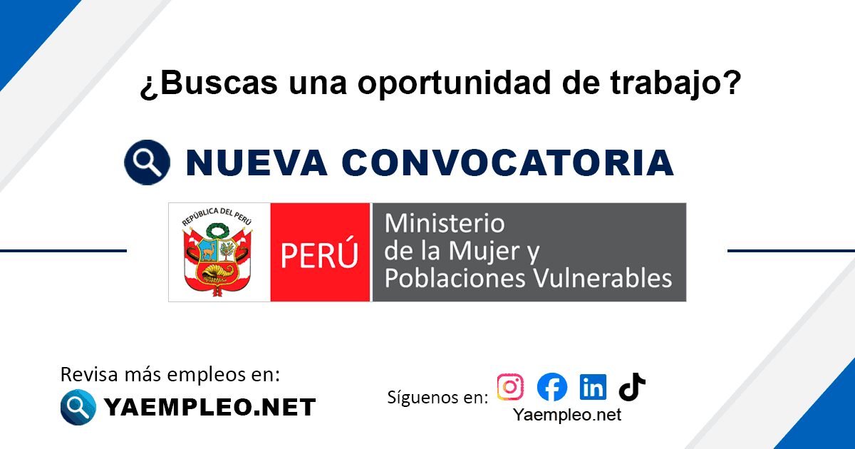 Ministerio de la Mujer y Poblaciones Vulnerables