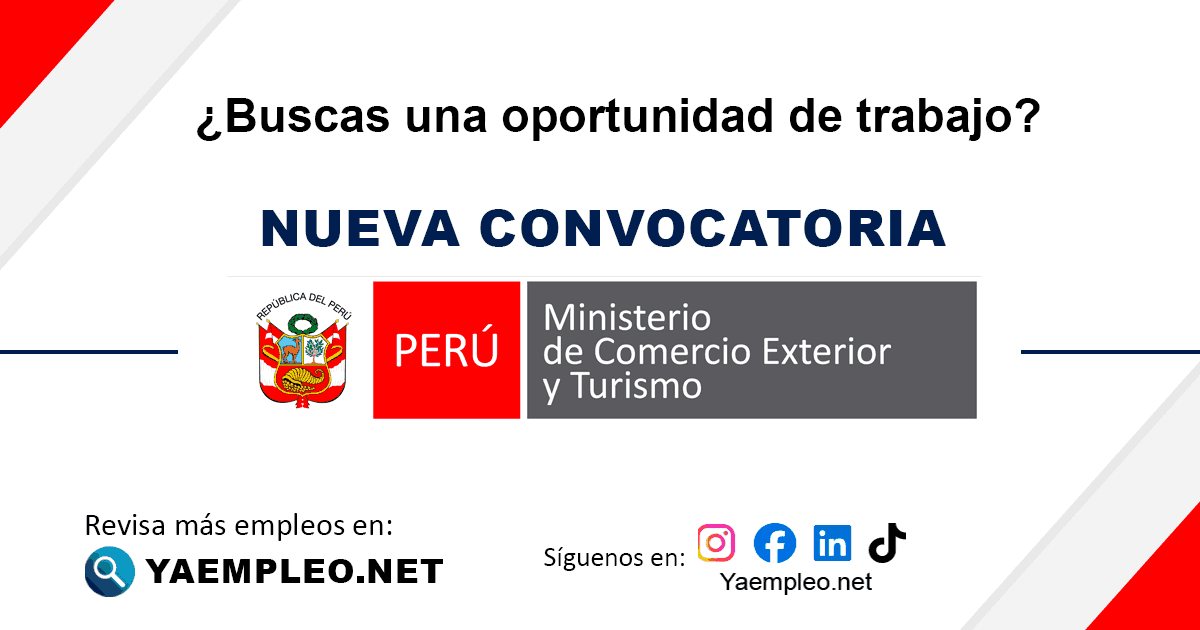 Ministerio de Comercio Exterior y Turismo - MINCETUR