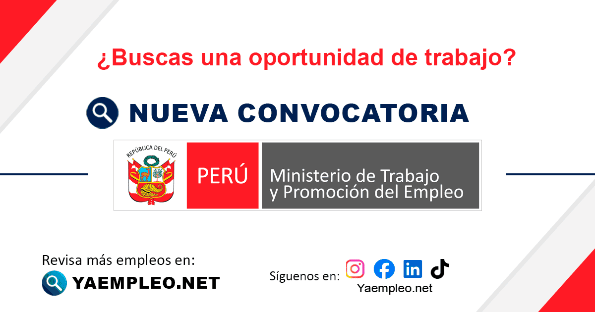 Ministerio de Trabajo y Promoción del Empleo - MTPE