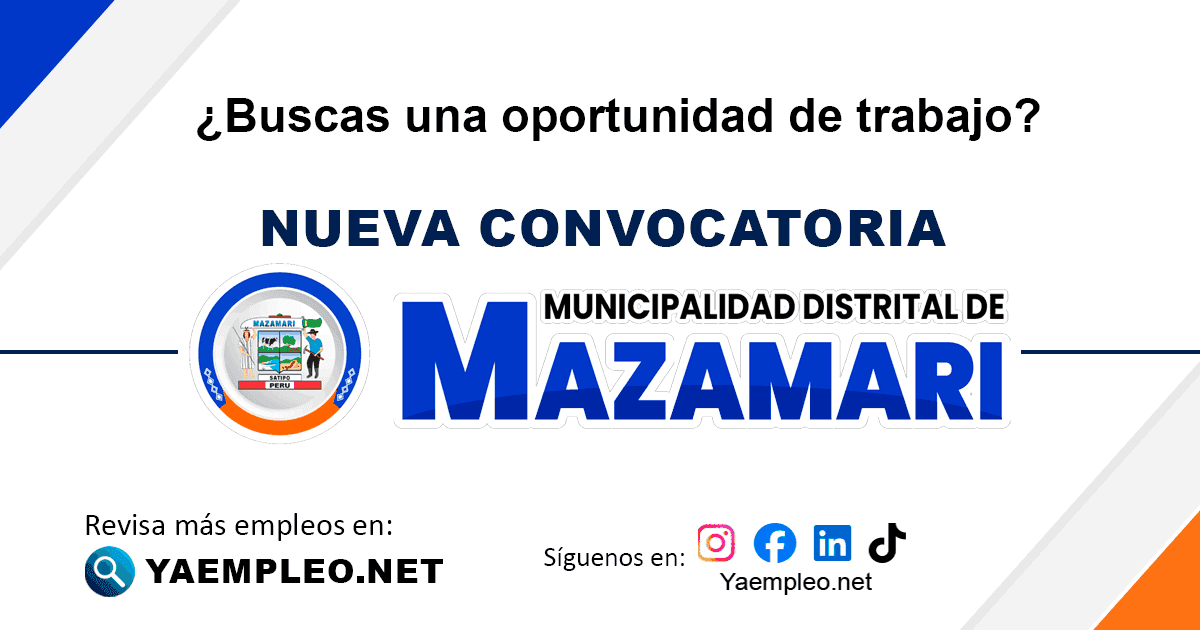 Municipalidad distrital de Mazamari