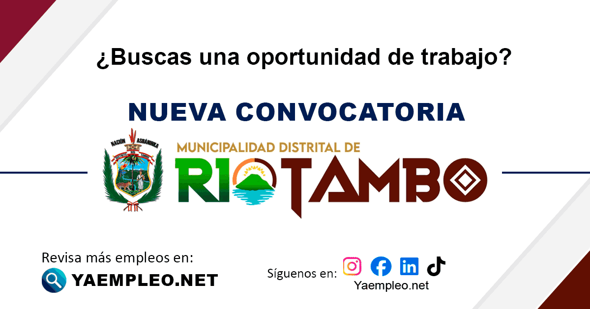 Municipalidad de Río Tambo