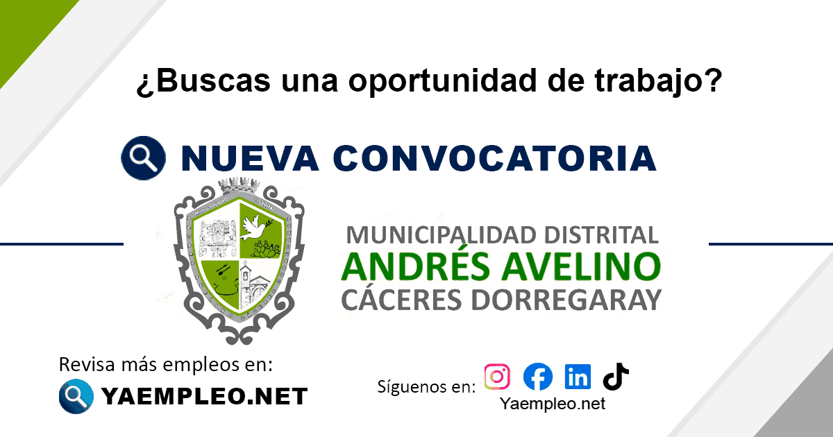 Municipalidad Distrital Andrés Avelino Cáceres Dorregaray