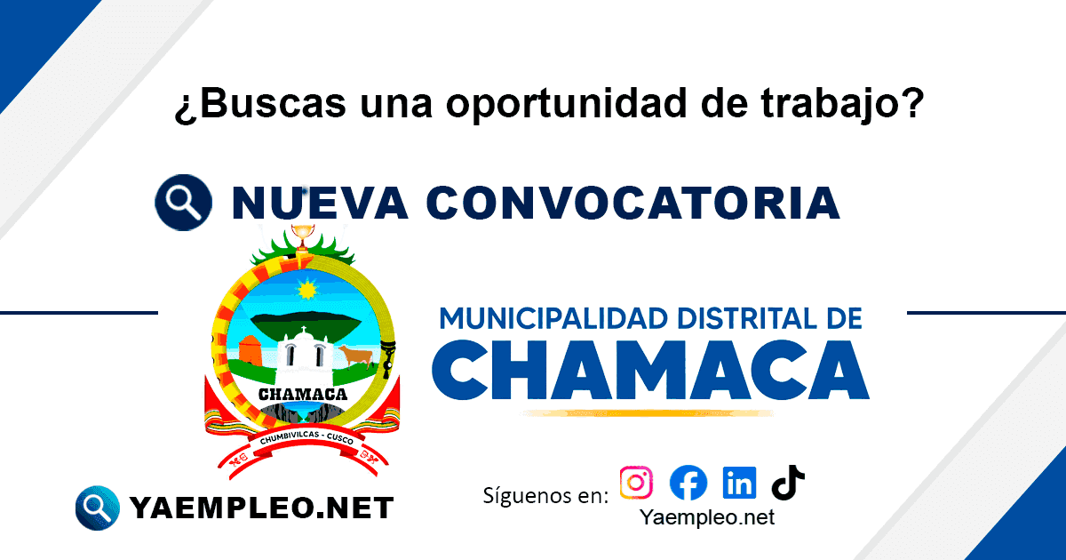 Municipalidad Distrital de Chamaca