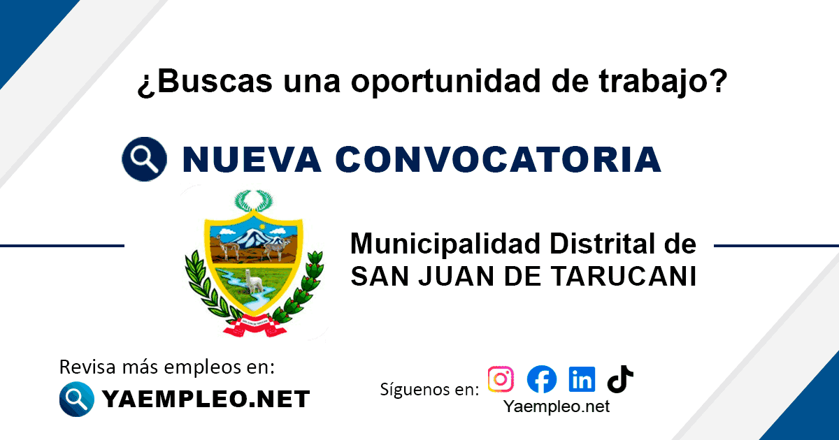 Municipalidad Distrital de San Juan de Tarucani 