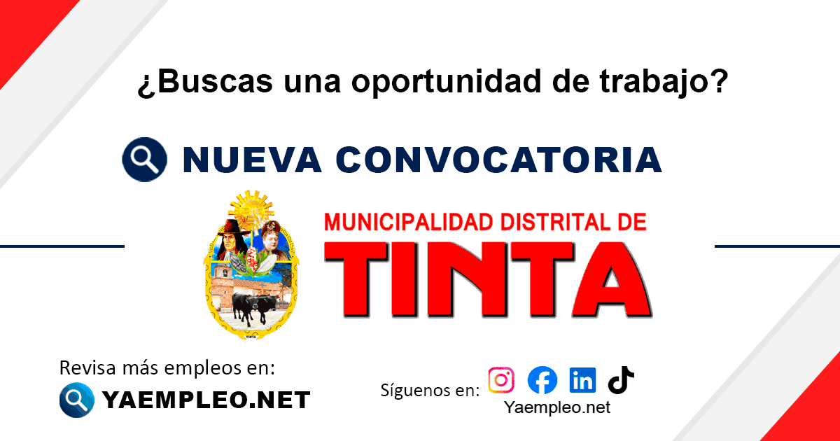 Municipalidad Distrital de Tinta