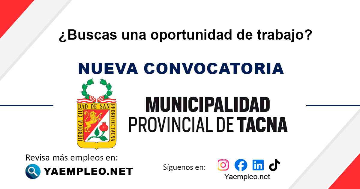 Municipalidad Provincial de Tacna