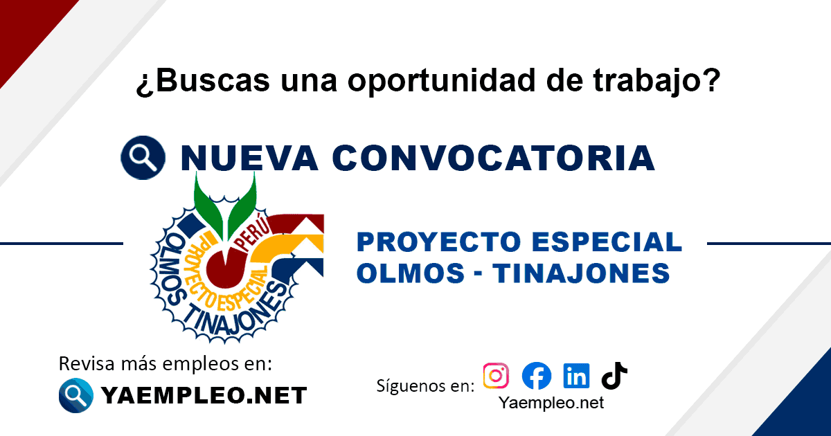 Proyecto Especial Olmos Tinajones - PEOT