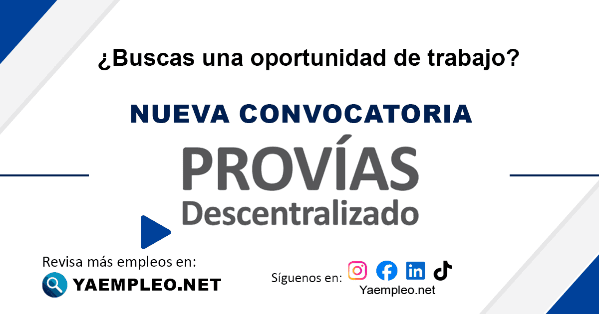 Provías Descentralizado 