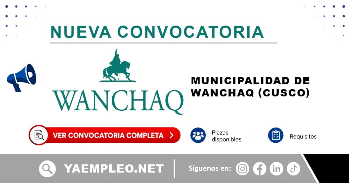 MUNICIPALIDAD DE WANCHAQ