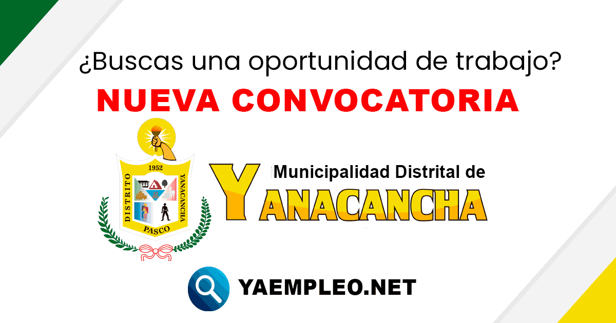 Municipalidad Distrital de Yanacancha