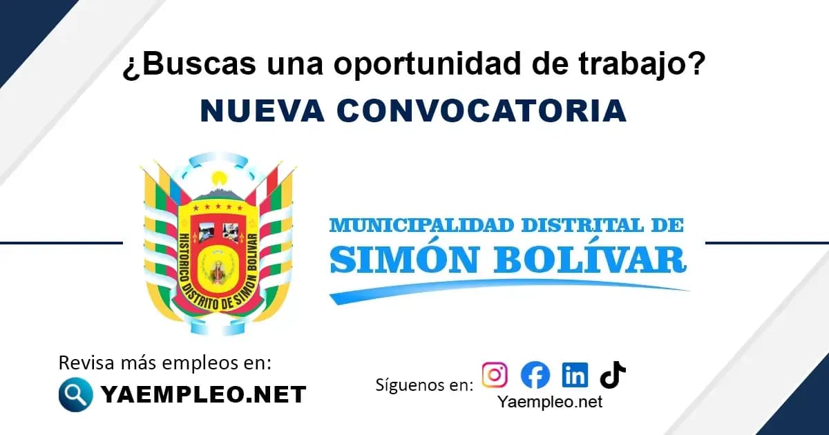 MUNICIPALIDAD DE SIMÓN BOLÍVAR