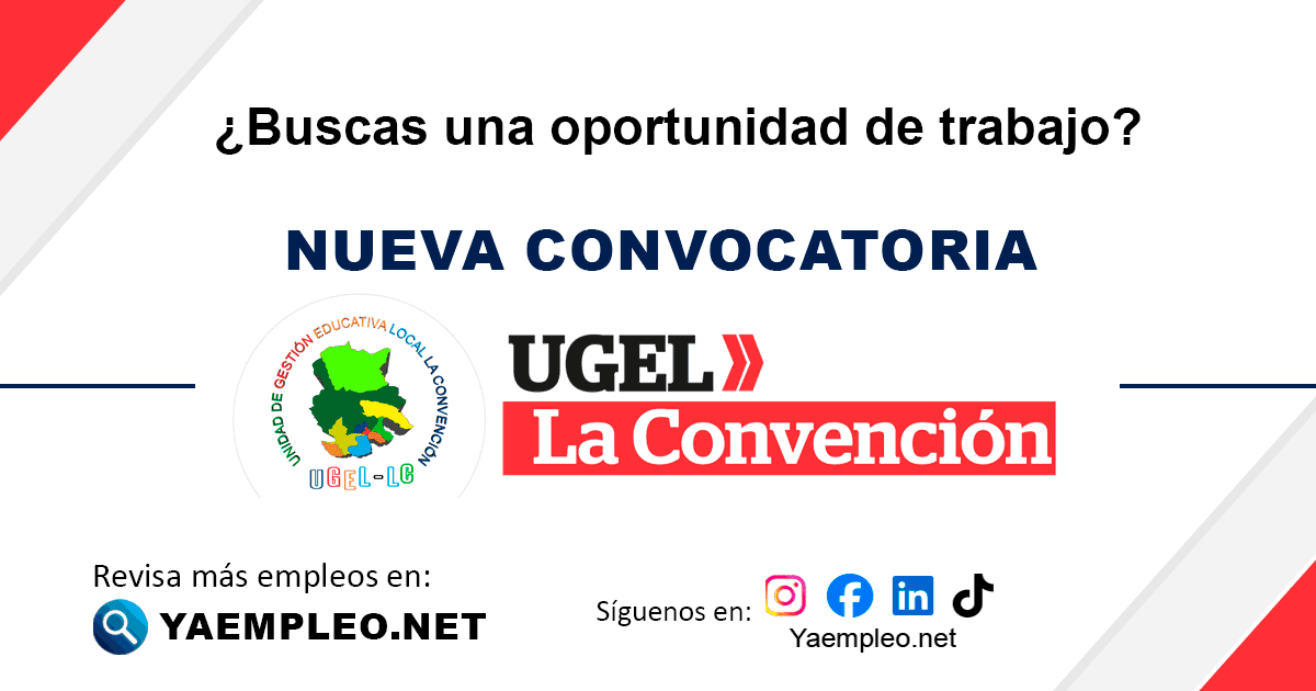 UGEL LA CONVENCIÓN