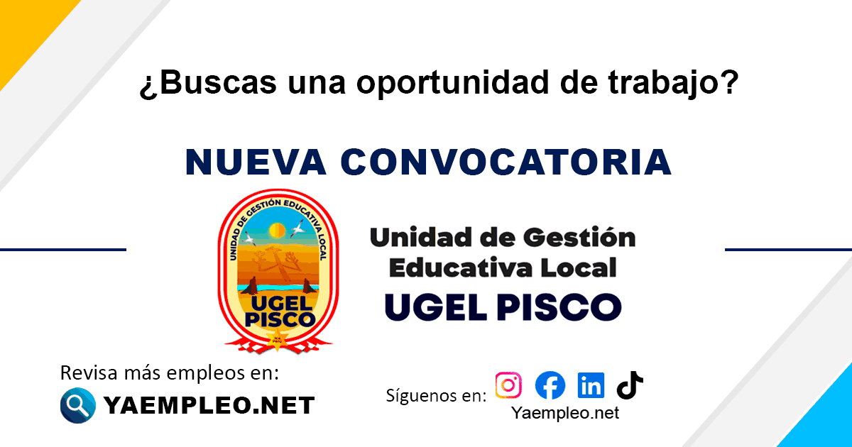 Ugel Pisco: