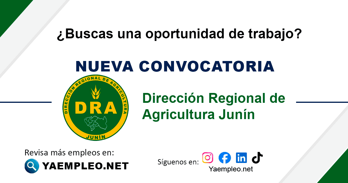 Dirección Regional de Agricultura Junín