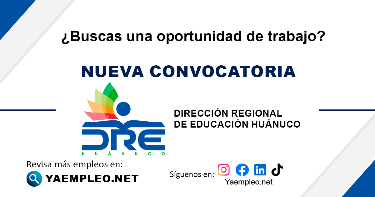 Dirección Regional de Educación Huánuco