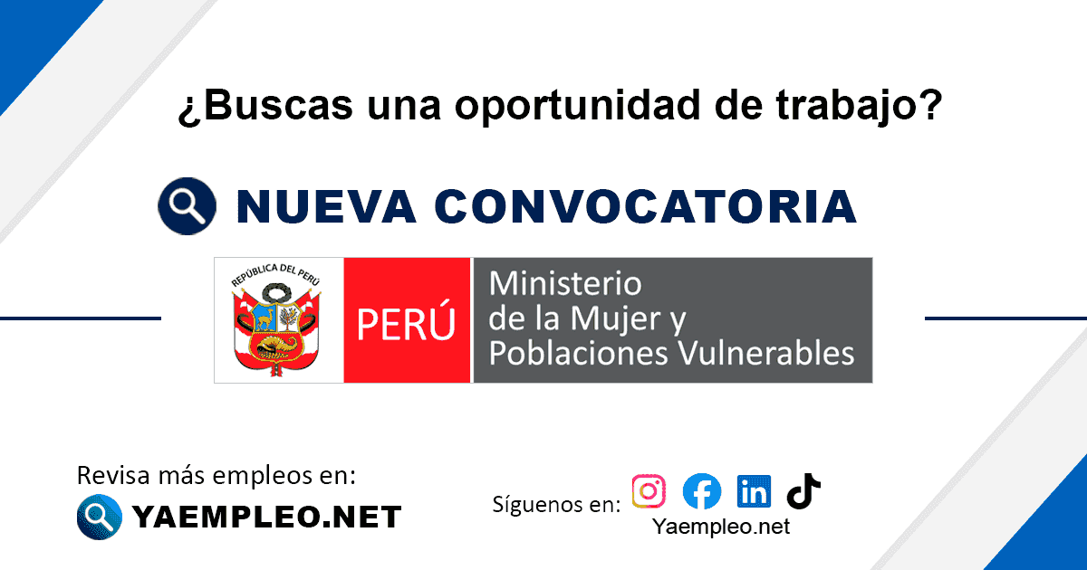 Ministerio de la Mujer y Poblaciones Vulnerables