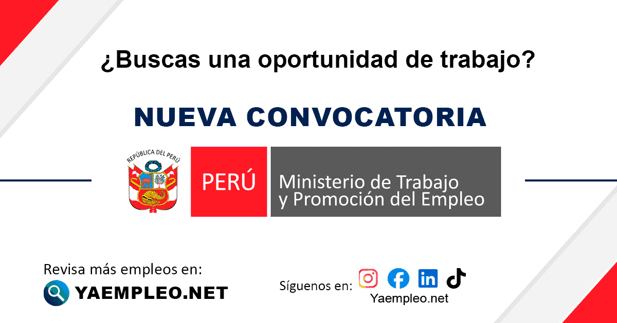 Ministerio de Trabajo y Promoción del Empleo - MTPE