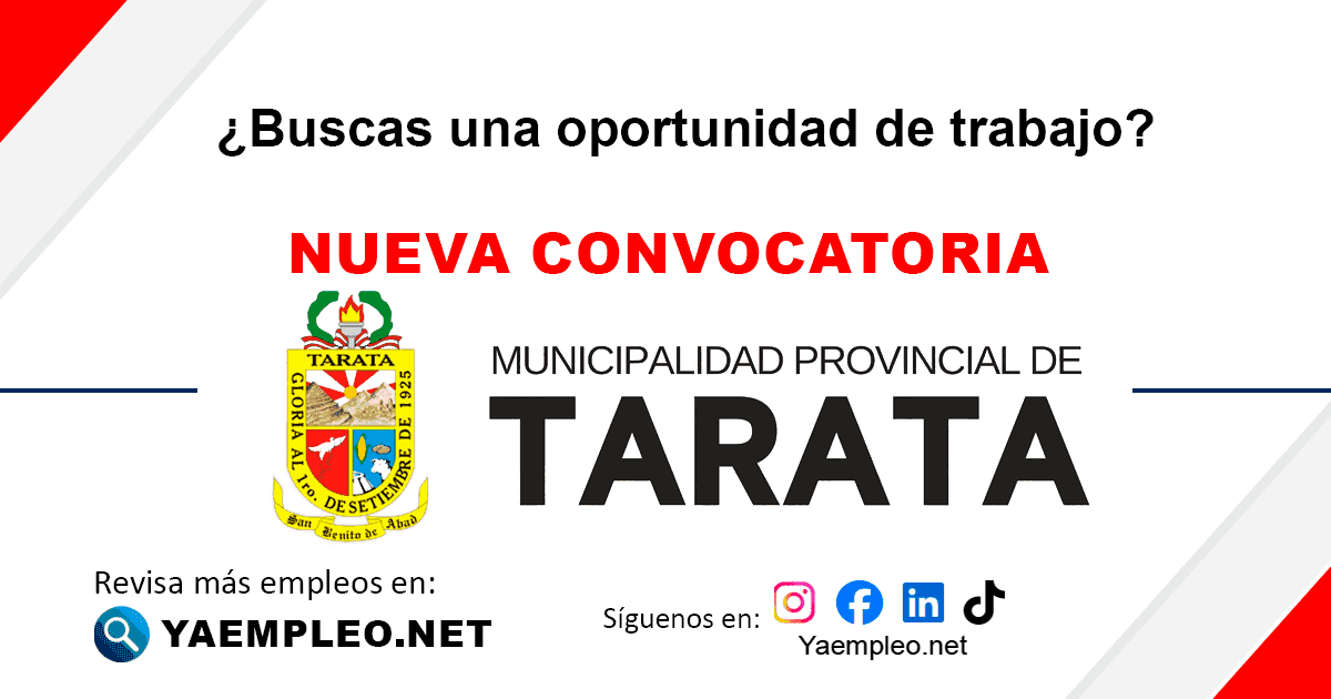 MUNICIPALIDAD DE TARATA