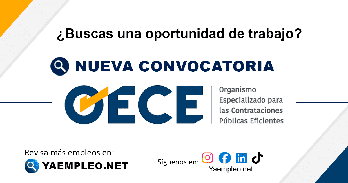 Organismo Especializado para las Contrataciones Públicas Eficientes - OECE