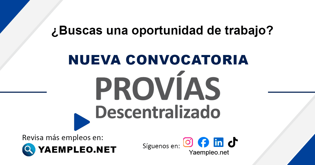 Provías Descentralizado